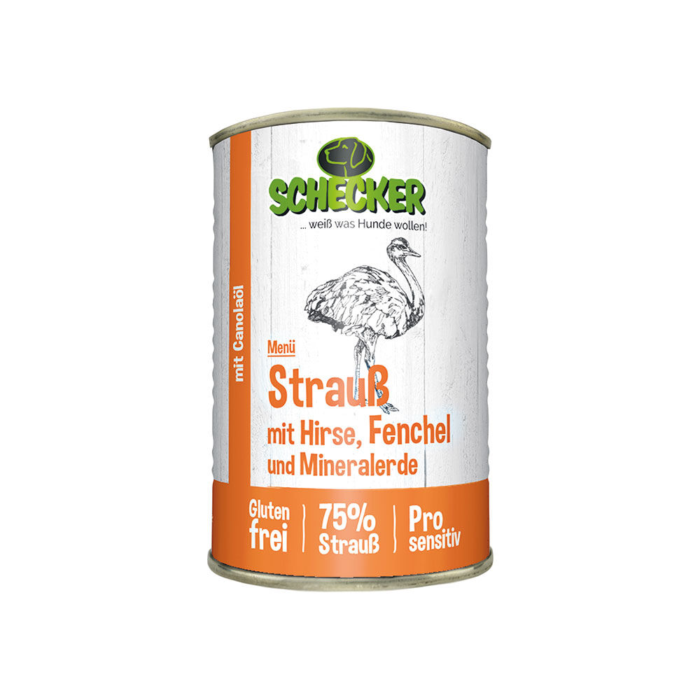 Schecker Hundemen - Strau mit Hirse, Fenchel und Mineralerde Bild 3