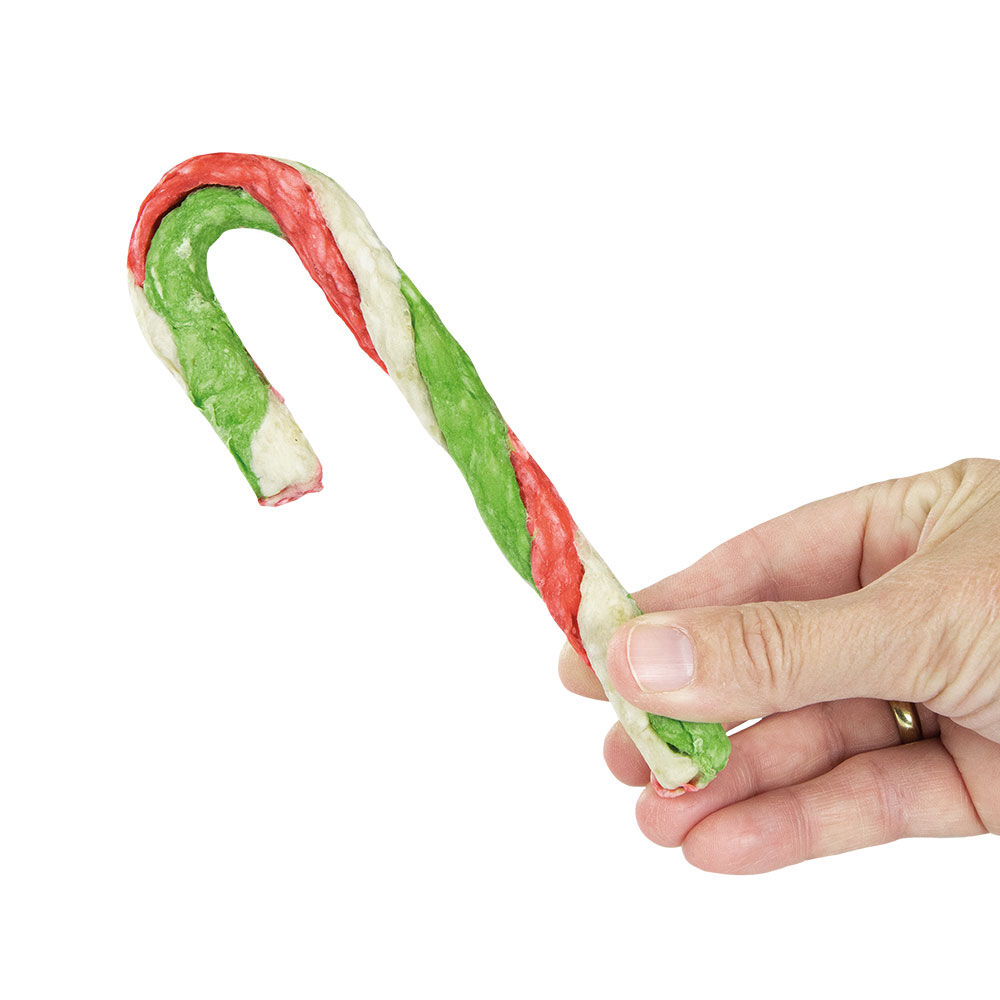 Weihnachts-Rinderhautstangen Bild 4