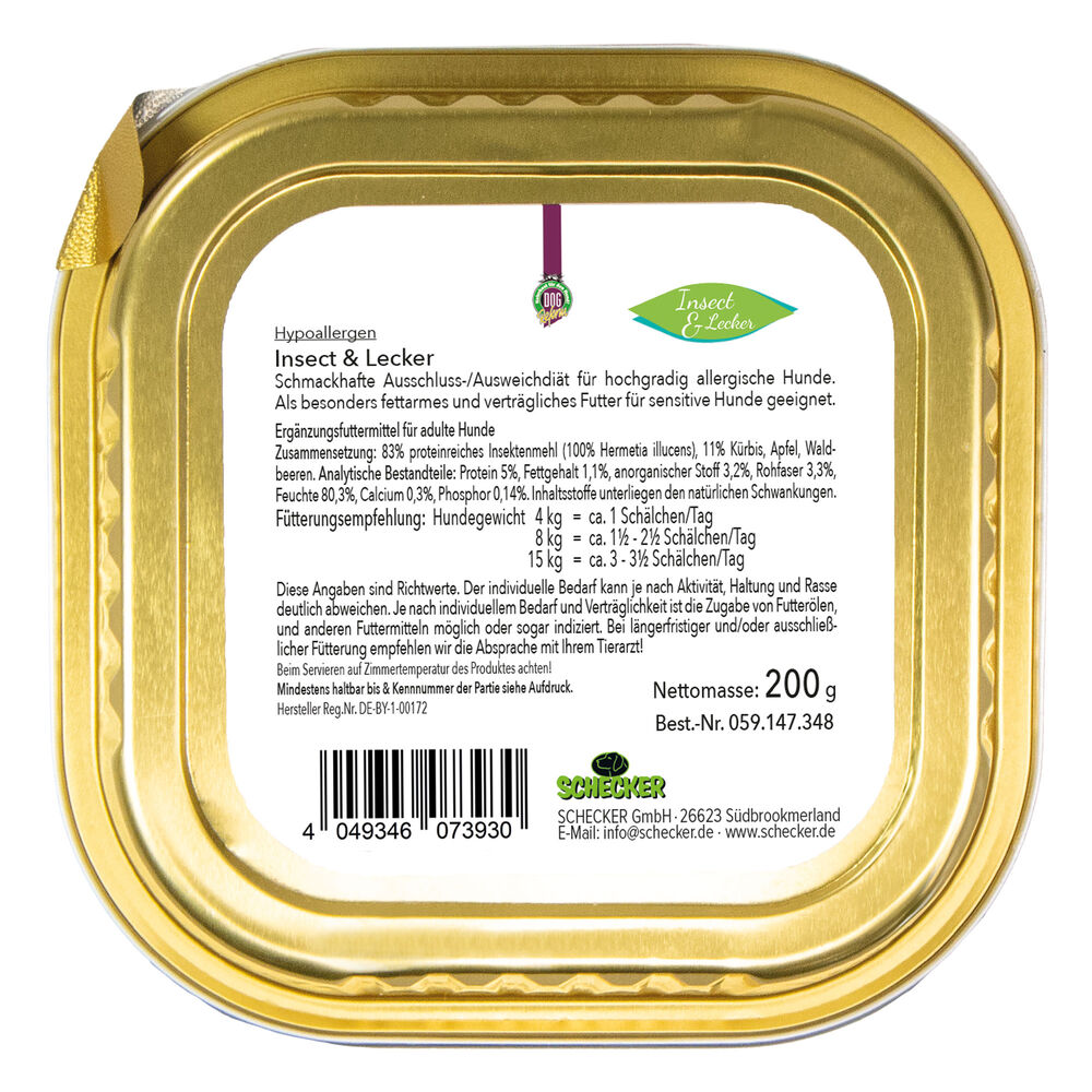 Hypoallergen Insect & Lecker Schlchen Bild 3