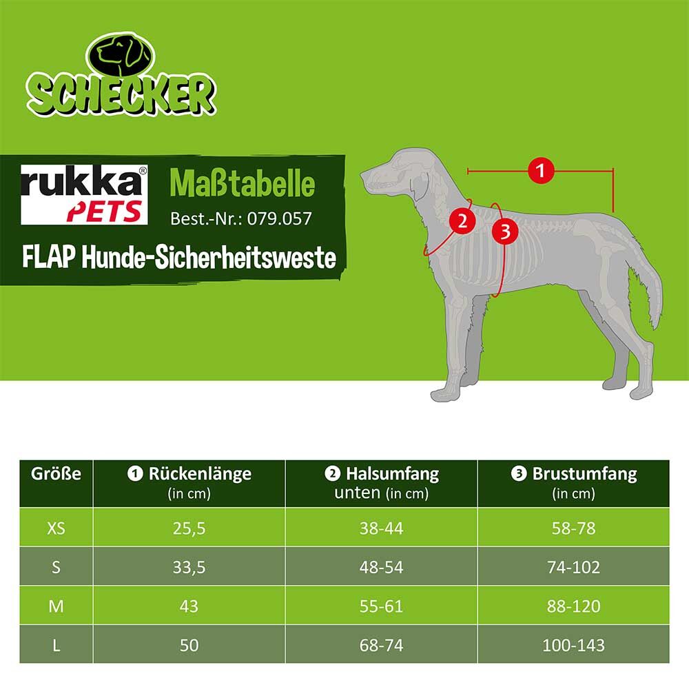 Rukka® FLAP Hunde-Sicherheitsweste, Farbe: Neonpink Bild 5