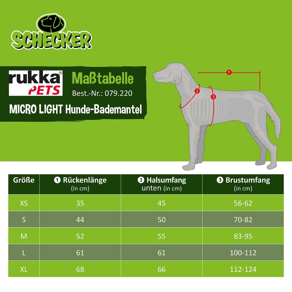 Rukka MICRO LIGHT Hunde-Bademantel Bild 5