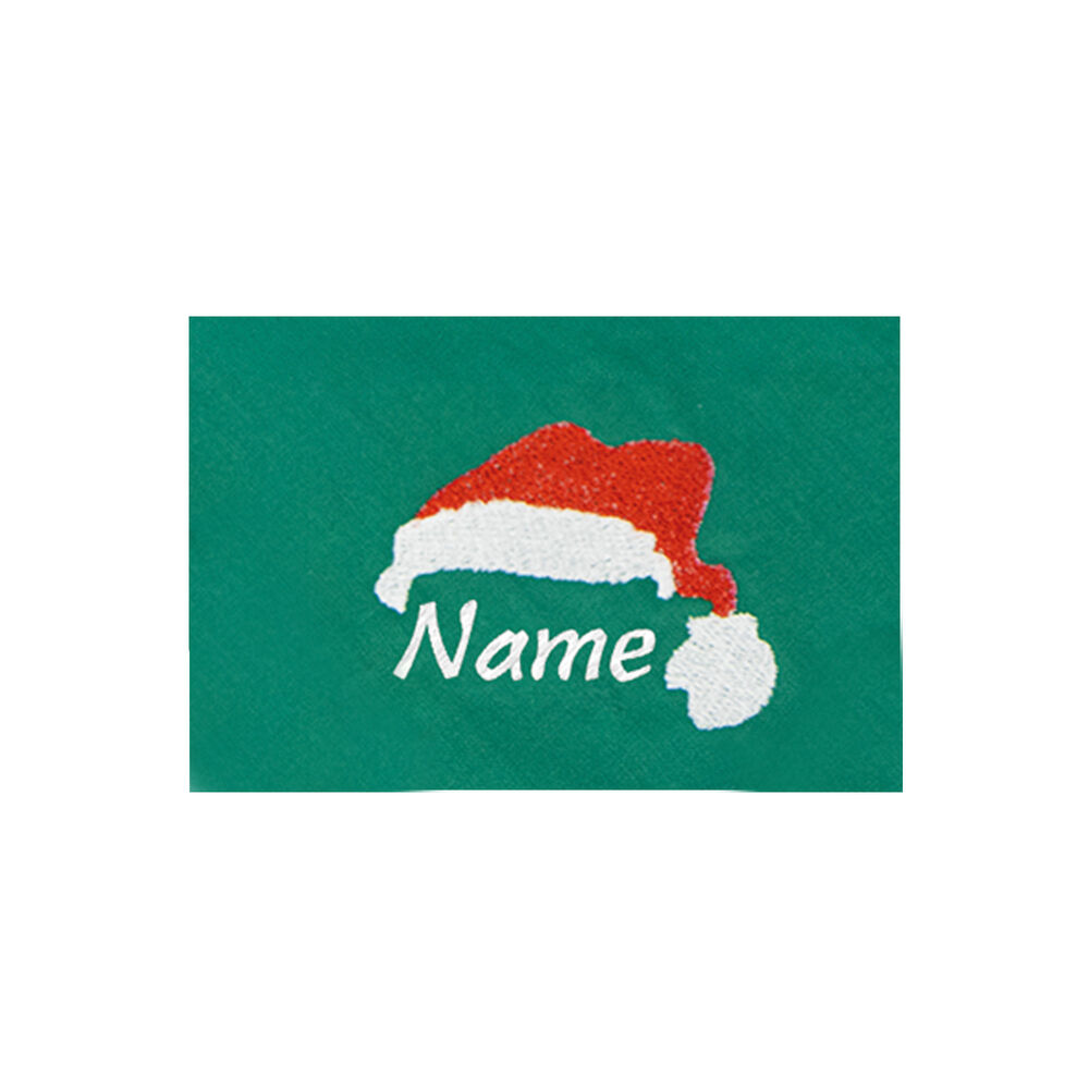 Besticktes Weihnachts-Halstuch Mtze + Name Bild 3