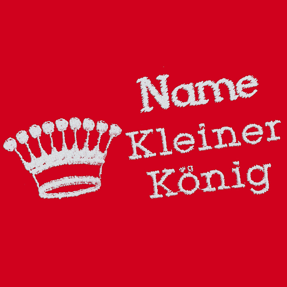 Besticktes Halstuch kleiner Knig + Krone + Name Bild 3