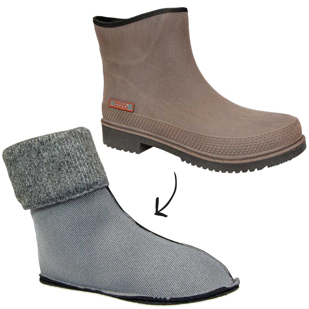 DOGGO Tossie Brushed Damen Winterstiefel - Farbe: Braun Bild 2