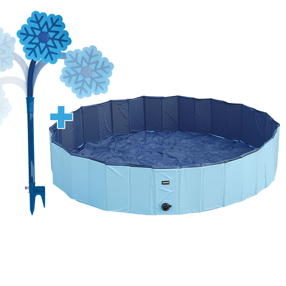 Doggy-Pool + Wassersprüher Coolpets