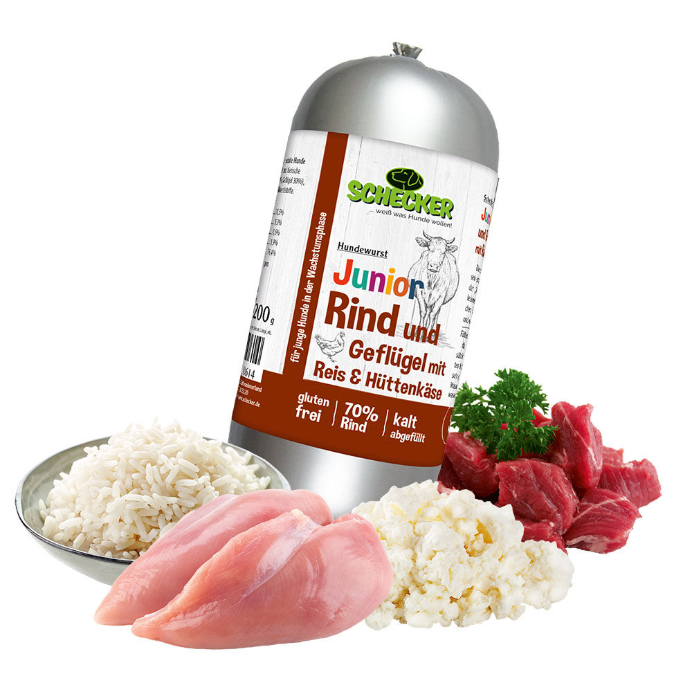 Hundewurst Junior Rind und Geflgel