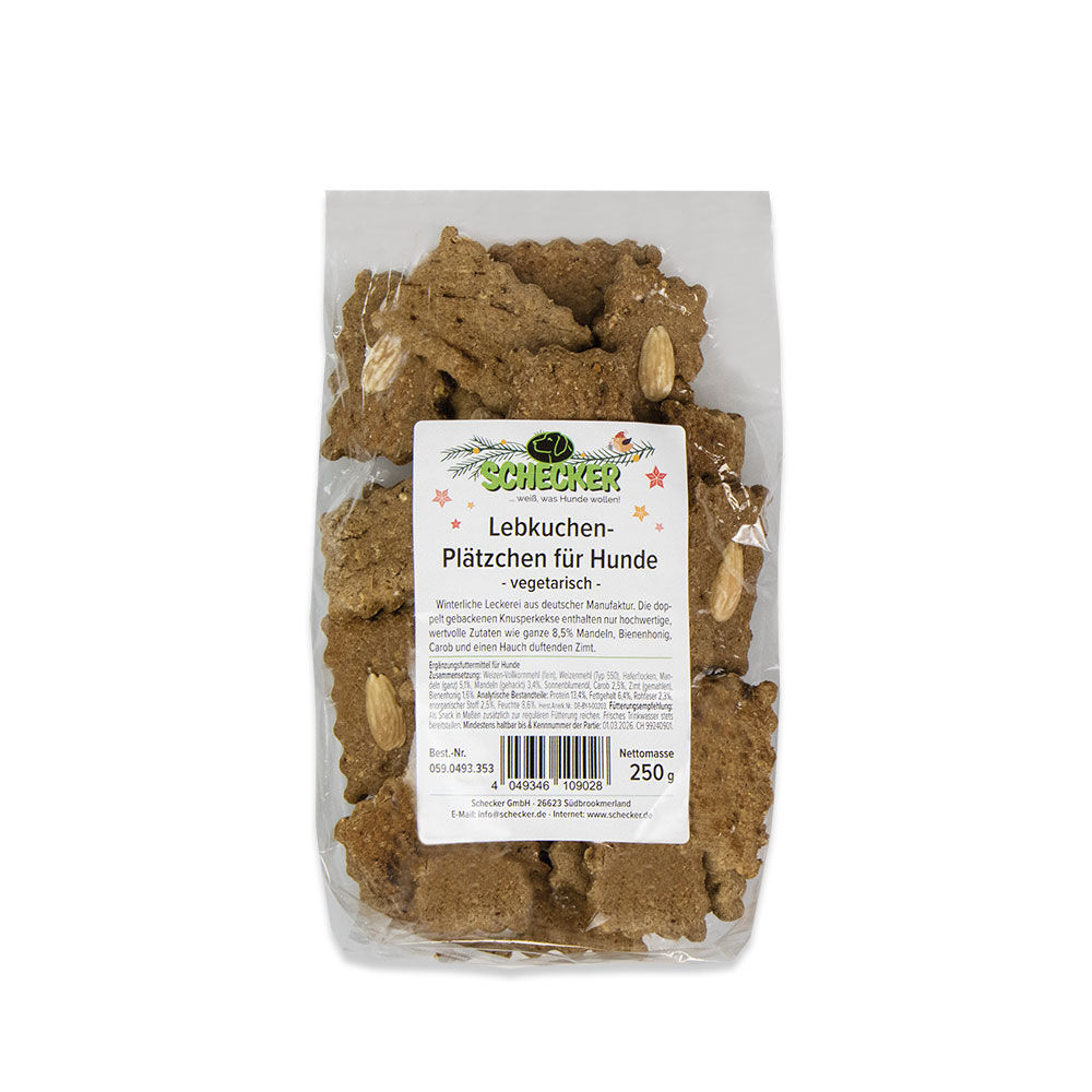 Lebkuchen-Pltzchen fr Hunde