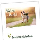 Geschenk-Gutschein zum Ausdrucken, Vielen Dank