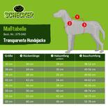 Transparente Hundejacke