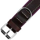 Schecker Hunde-Halsband Moorfeuer, Farbe: braun-violett