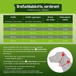 Nobby Dreifachhalskette, verchromt