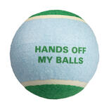 Coockoo Hundespielzeug XL Tennisball Hands off