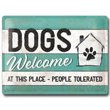 Nostalgic-Art Schild DOGS Welcome