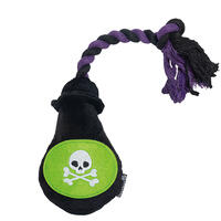 Halloween Plsch Giftflasche mit Seil