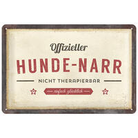 Nostalgic-Art Schild Hunde-Narr