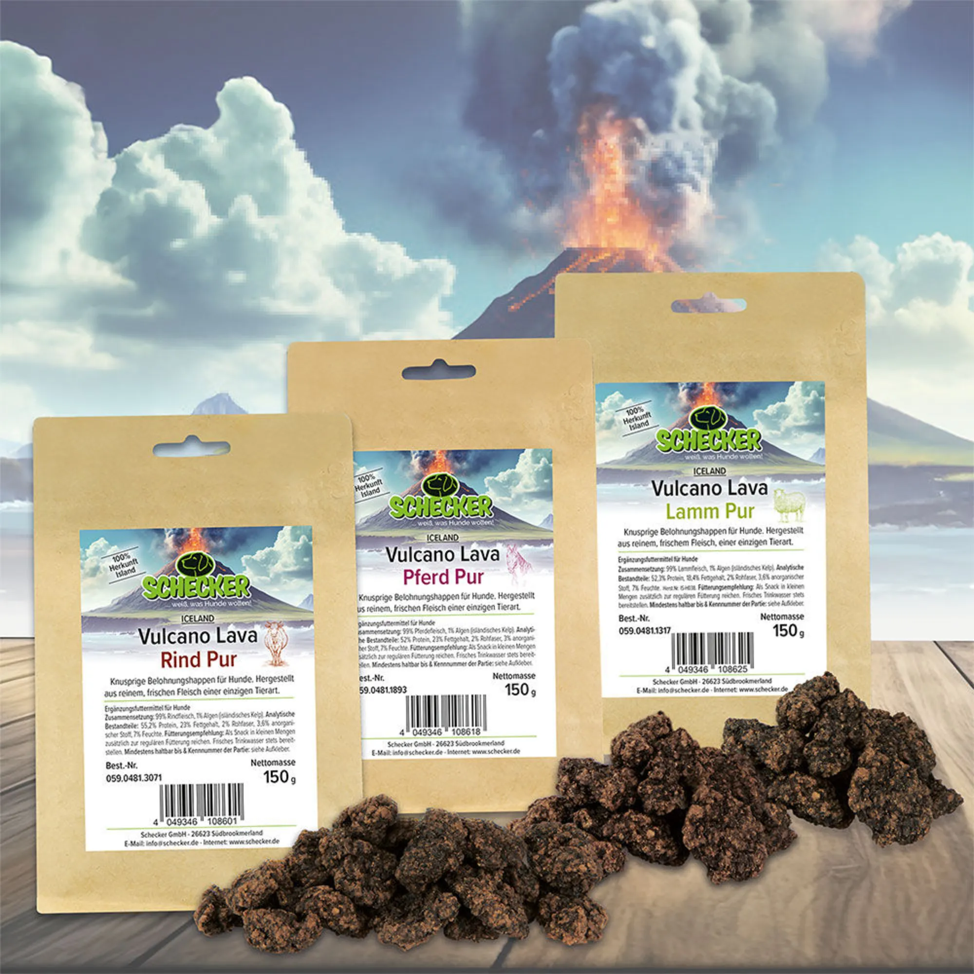 Schecker ICELAND Vulcano Lava 150g Schecker ICELAND Vulcano Lava 150g