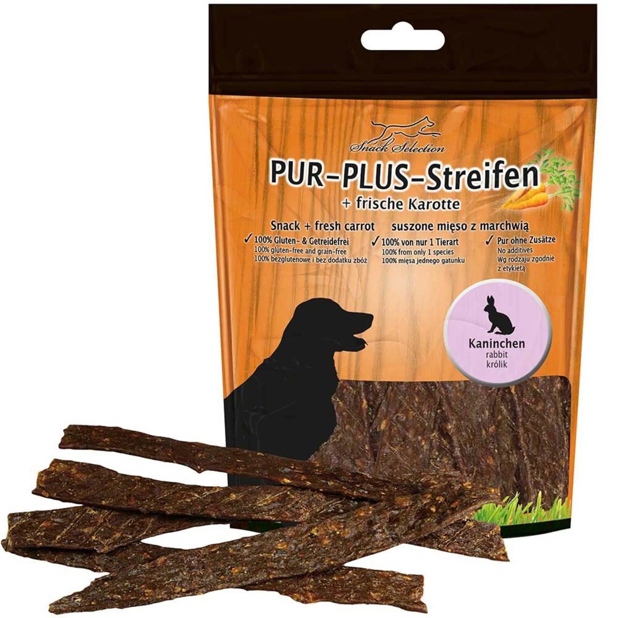 PUR Plus Streifen Kaninchen + Karotte PUR Plus Streifen Kaninchen + Karotte