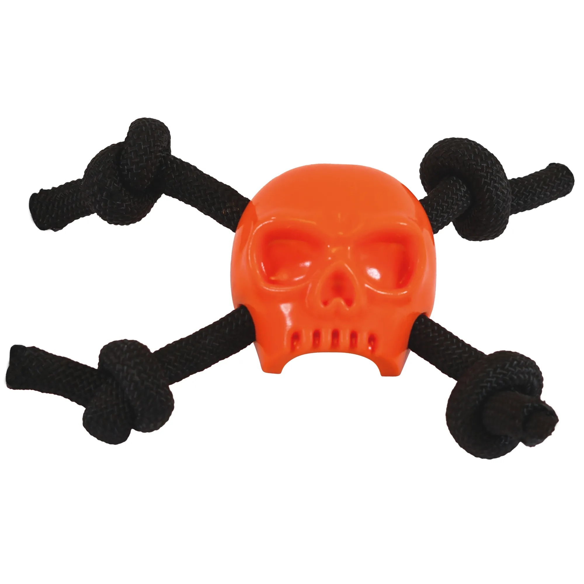 Halloween Hundespielzeug Totenkopf mit Seil Halloween Hundespielzeug Totenkopf mit Seil