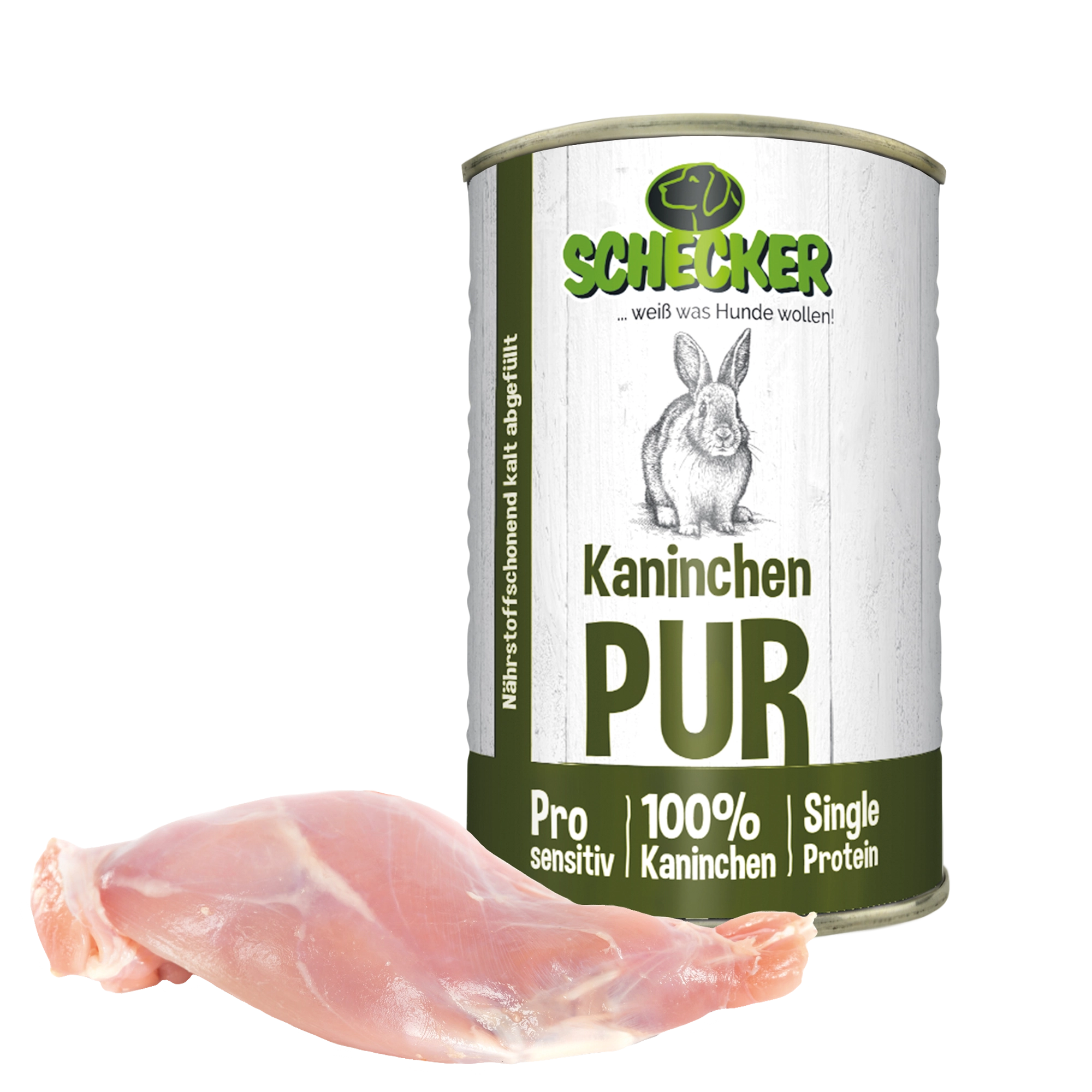 Schecker Nassfutter Kaninchen PUR Schecker Nassfutter Kaninchen PUR